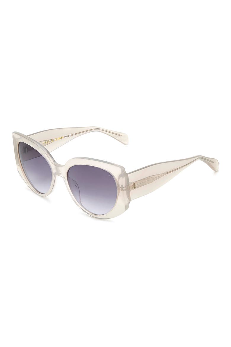 58mm Cat Eye Sunglasses, Alternate, color, GREY