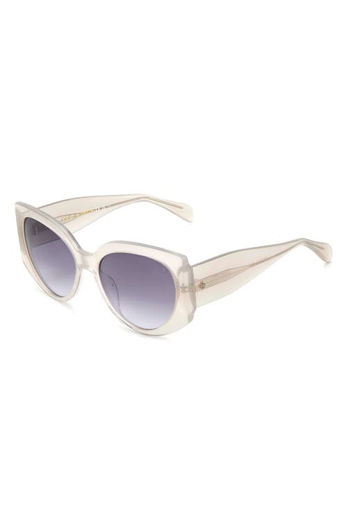 Rag & Bone 58mm Cat Eye Sunglasses In Purple