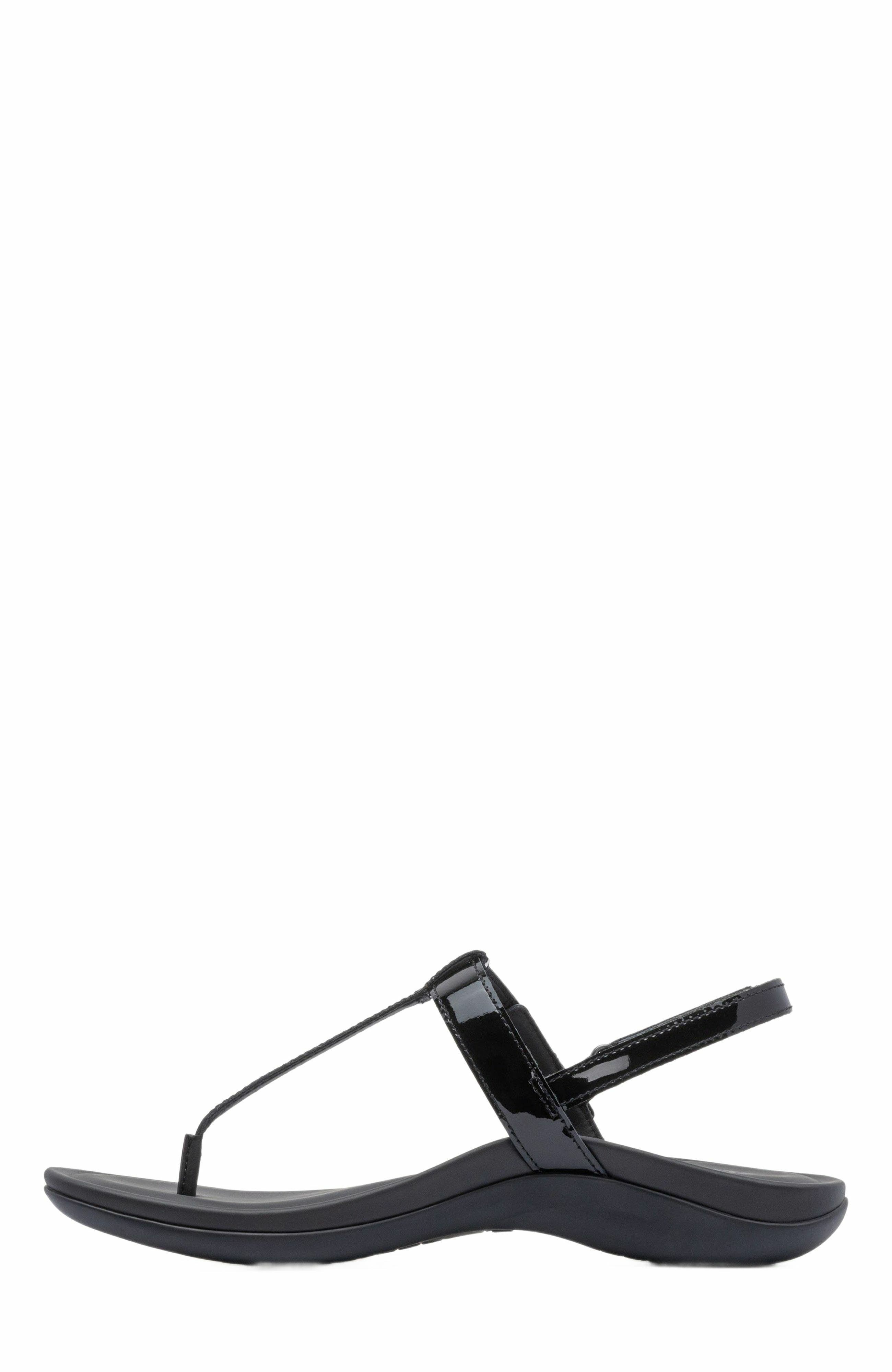 ABEO Oasis T Strap Sandal, Alternate, color, Black - Regular