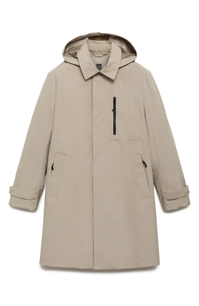 MANGO Water Repellent CoolMax<sup>®</sup> Parka, Alternate, color,
