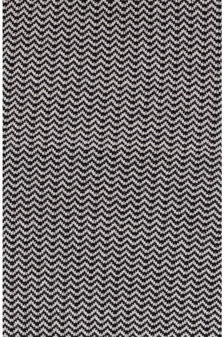 Chevron Pattern Knit Pencil Skirt, Alternate, color, ANNE BLACK/ ANNE WHITE