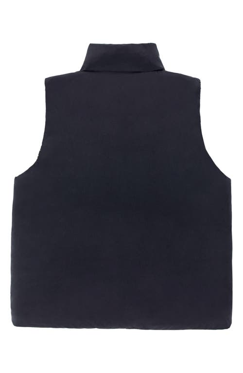 Calonie Kids' Casey Reversible Down Puffer Vest In Black