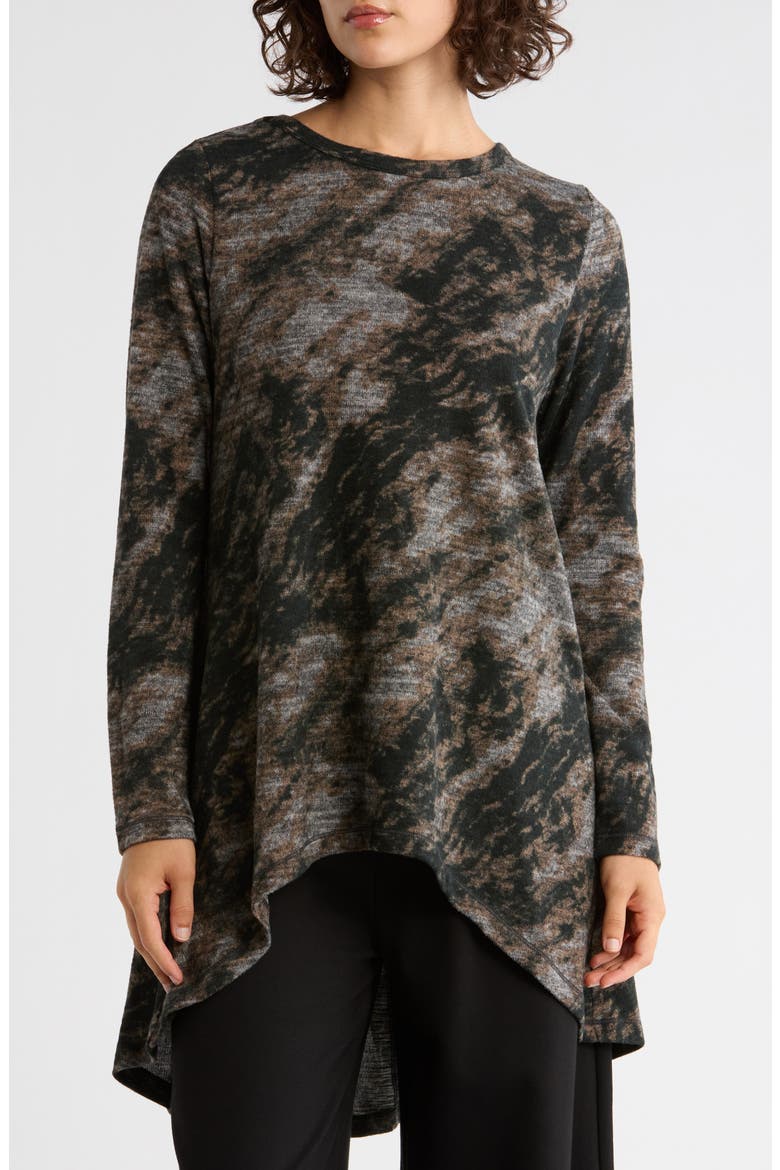 High-Low Tunic, Main, color, GREEN