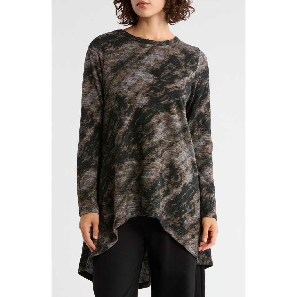 Patrizia Luca High-low Tunic In Gray