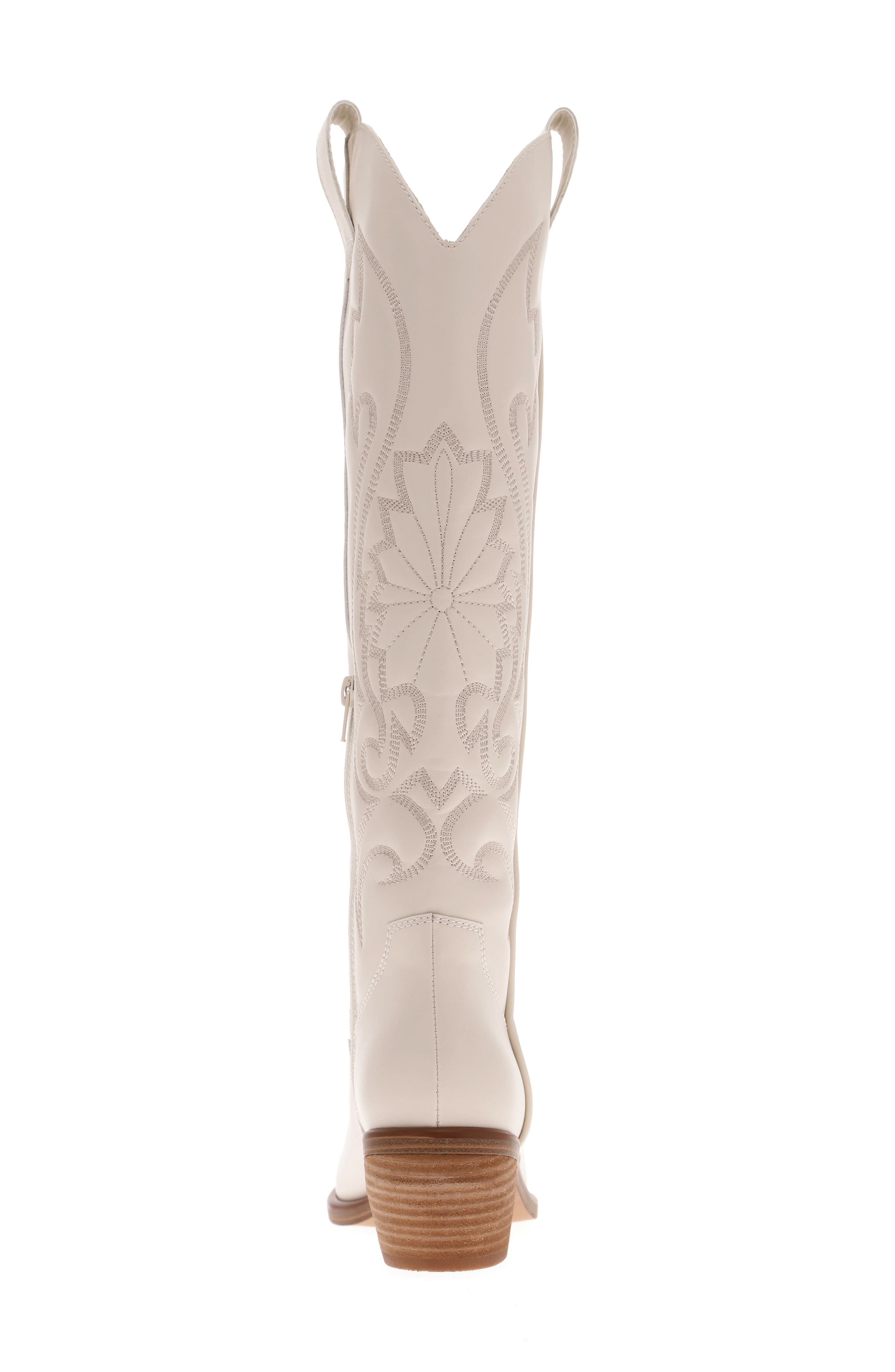 MIA Kolt Knee High Cowboy Boot, Alternate, color, Ivory Malt