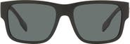 Burberry 57mm Polarized Square Sunglasses