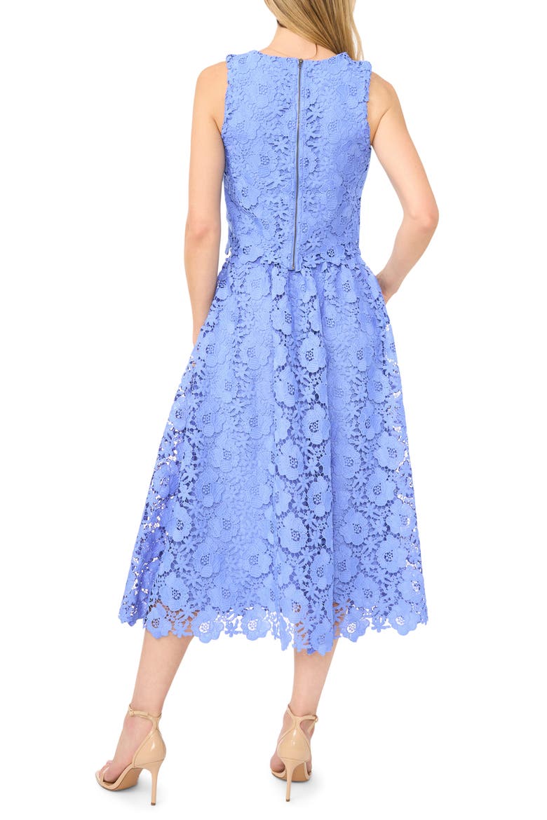 Sleeveless Floral Lace Top, Alternate, color, BELLFLOWER BLUE