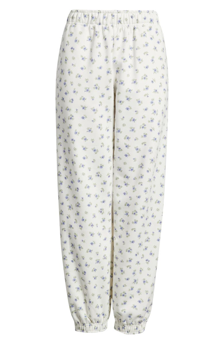 HAPPY CAMP3R Periwinkle Floral Joggers, Alternate, color, Light Gray