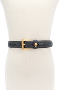 Kurt Geiger London Quilted Kensington Leather Belt