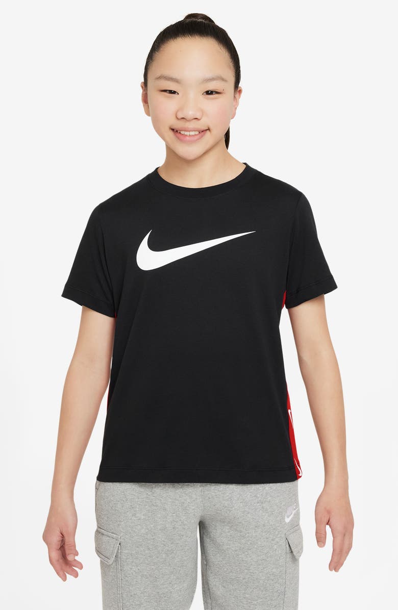Nike Kids' Sportswear Club Logo T-Shirt, Main, color, 010 Black