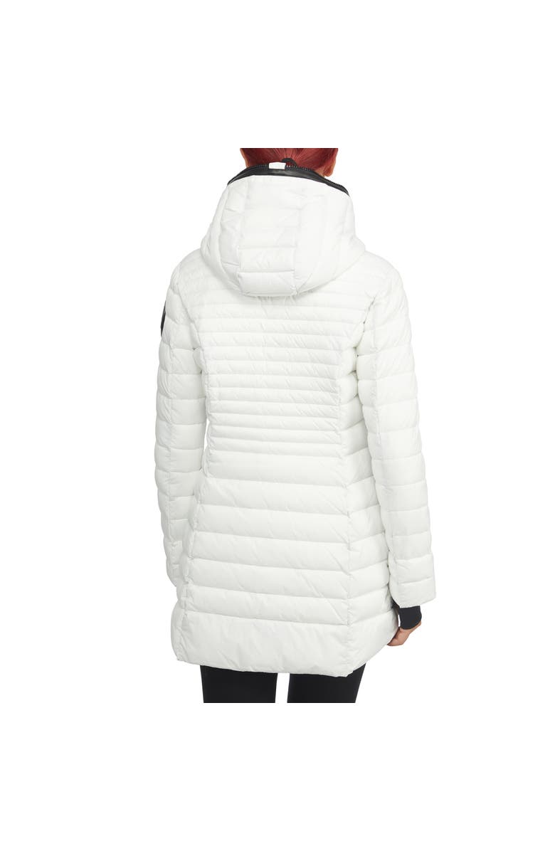 Pajar Lyvien Light Weight Packable Puffer with Zip to Top Fixed Hood, Alternate, color, White Op