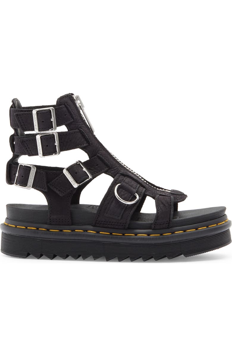Dr. Martens Olson Gladiator Sandal, Alternate, color, Charcoal Grey