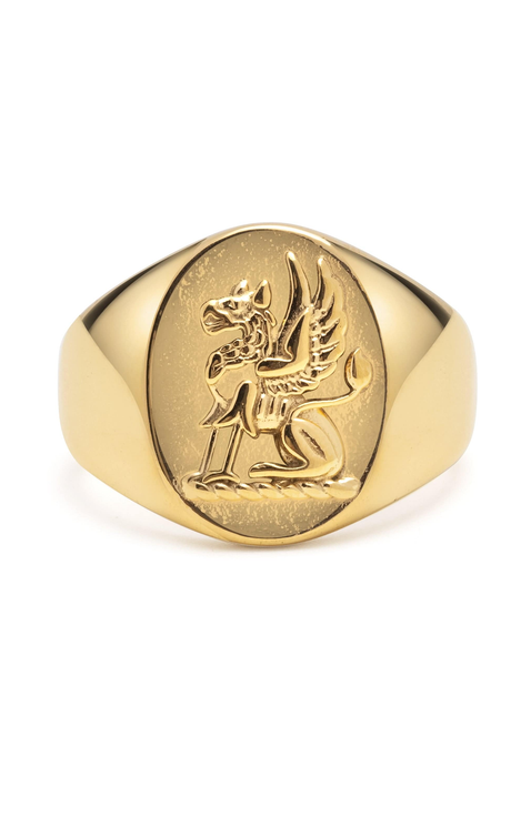 Lion Crest Ring