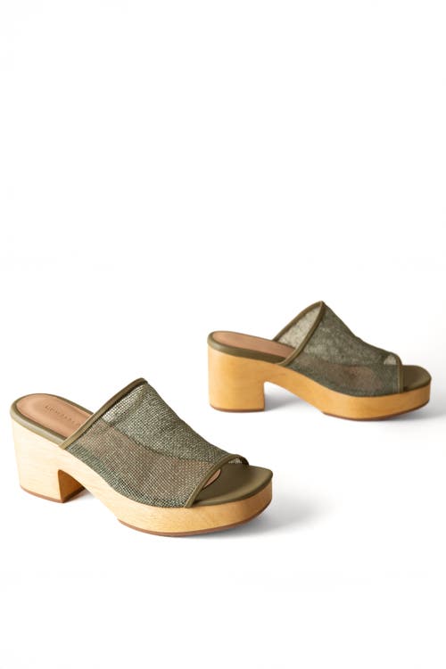 Huma Blanco Sierra Clog In Olive Jute