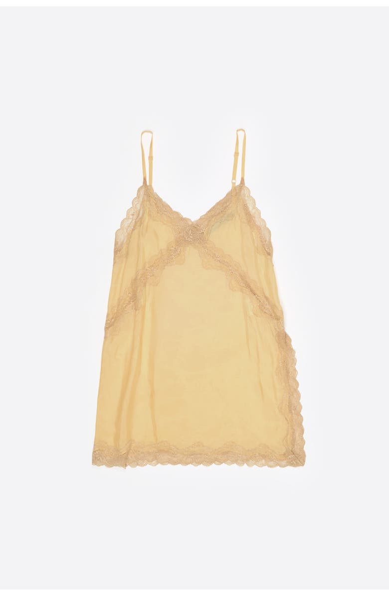 Bimba y Lola Long Lingerie Top, Alternate, color, Yellow