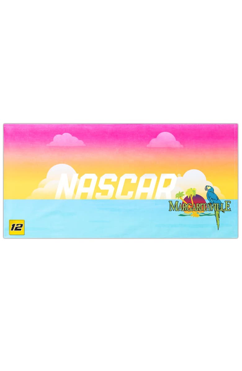 Margaritaville Ryan Blaney 30'' x 60'' Beach Towel, Main, color, Light Blue