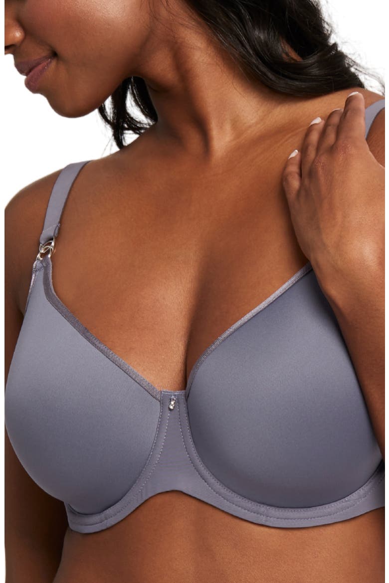 Spacer Underwire Bra, Main, color, CRYSTAL GREY