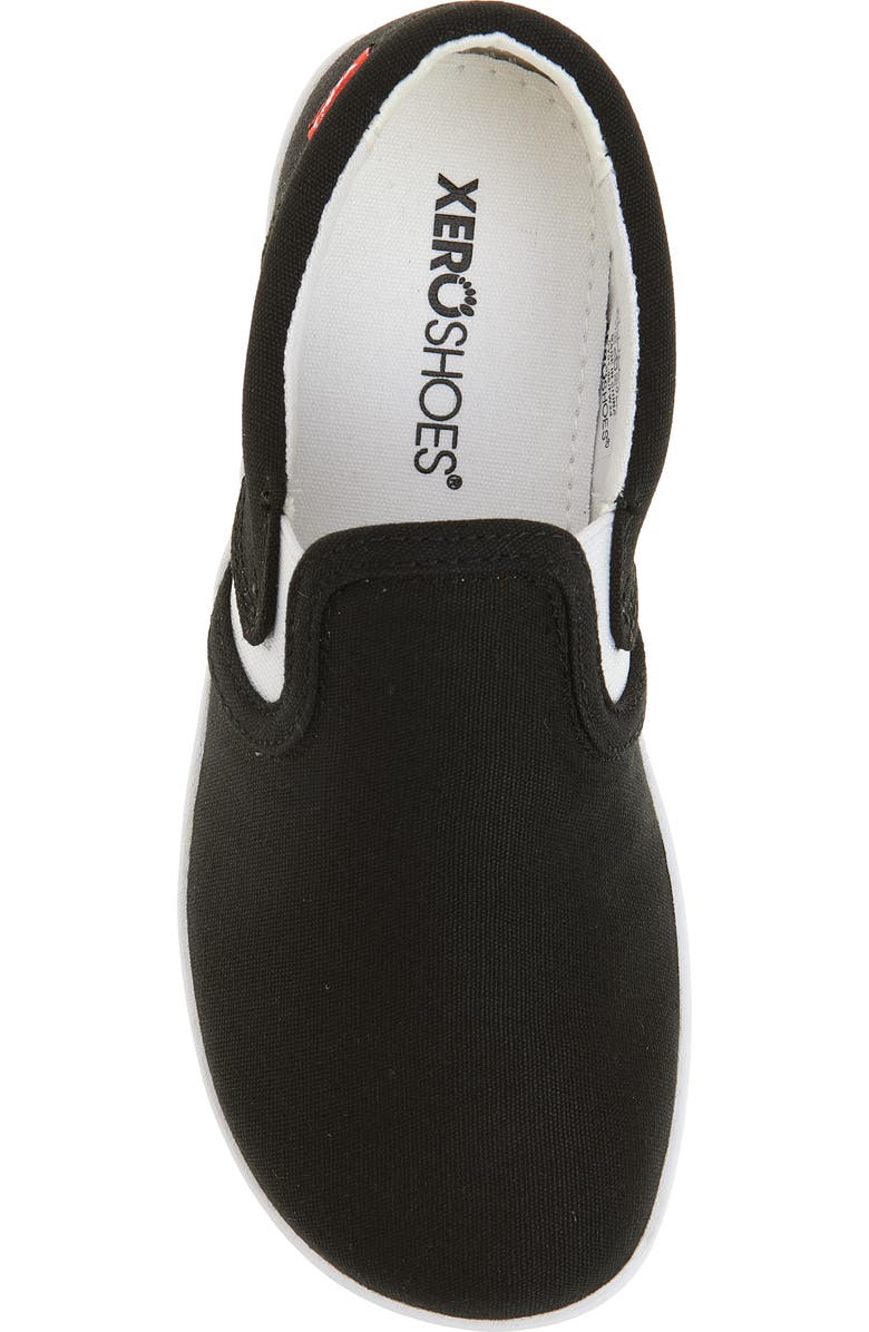 XERO SHOES Dillon Barefoot Slip-On Sneaker, Alternate, color, Black