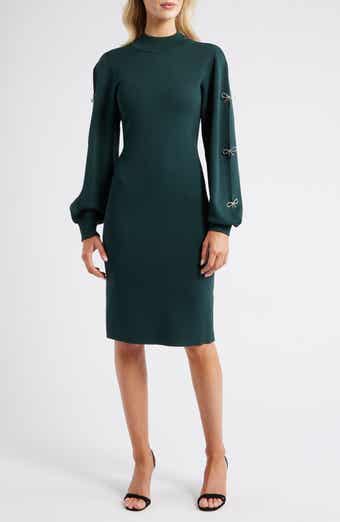 Eliza J Long Sleeve Sweater Dress