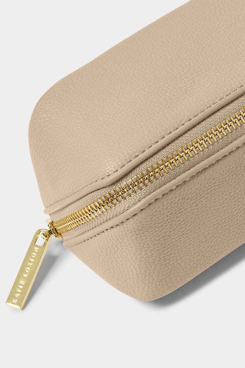 Small Make Up and Toiletry Bag, Alternate, color, Light Taupe