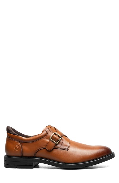 Nunn Bush Hero Plain Toe Monk Shoe In Brown