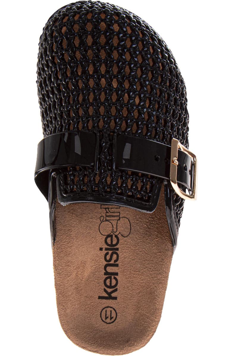 Kensie Girl Clogs Sandals, Alternate, color, Black Solid