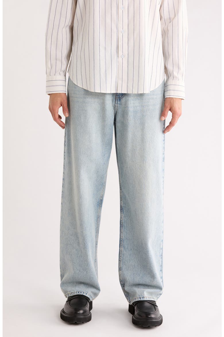 Relaxed Fit Baggy Jeans, Main, color, FADED INDIGO