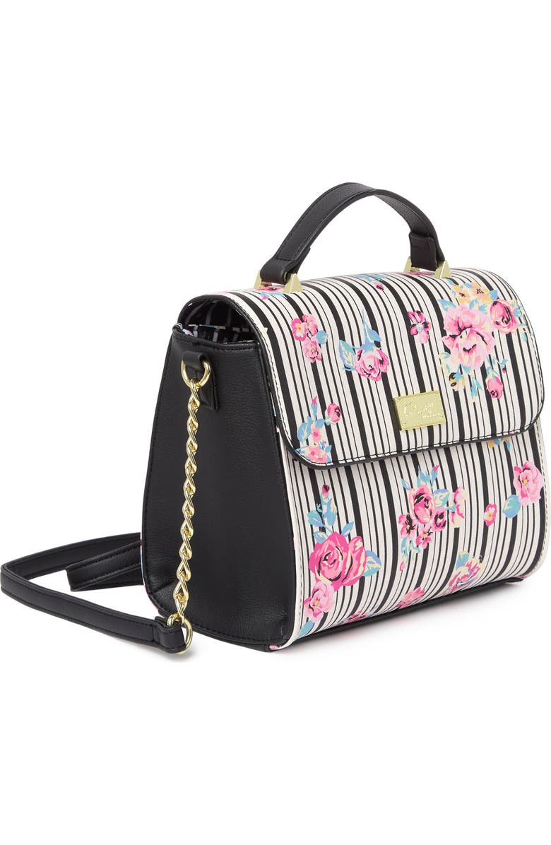 Luv Betsey by Betsey Johnson Heart Quilted Crossbody Bag, Alternate, color,