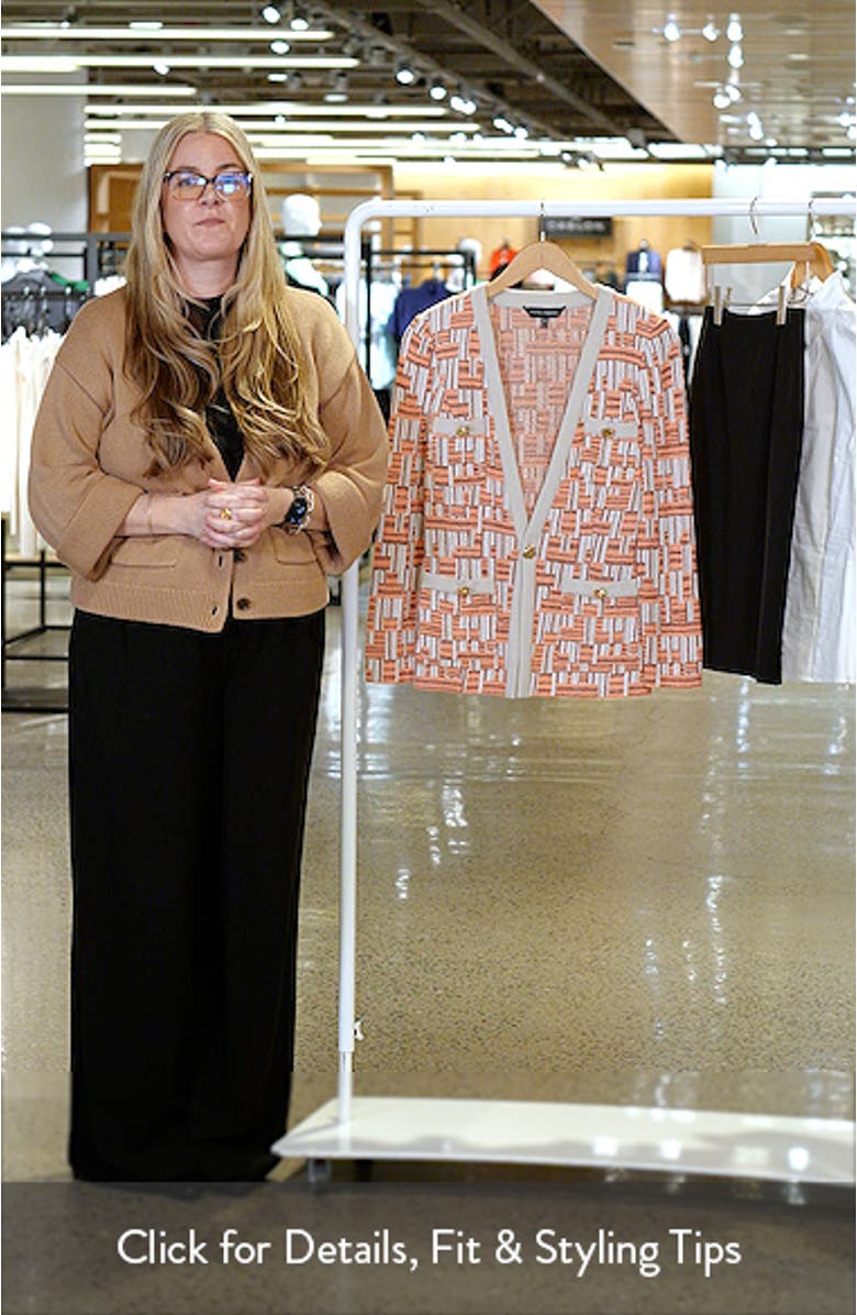 Geo Jacquard Cardigan, sales video thumbnail