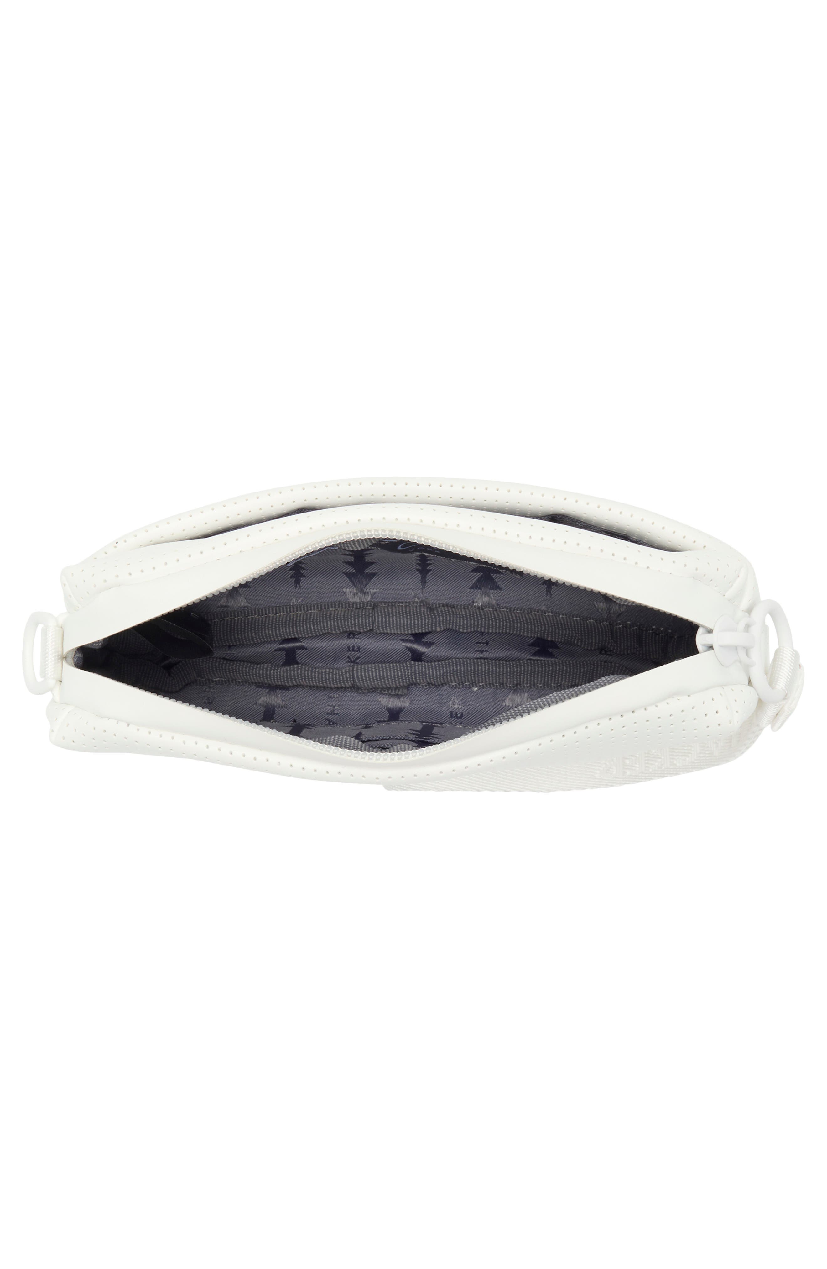Thacker Ella Phone Zip Crossbody Bag, Alternate, color, White Perf