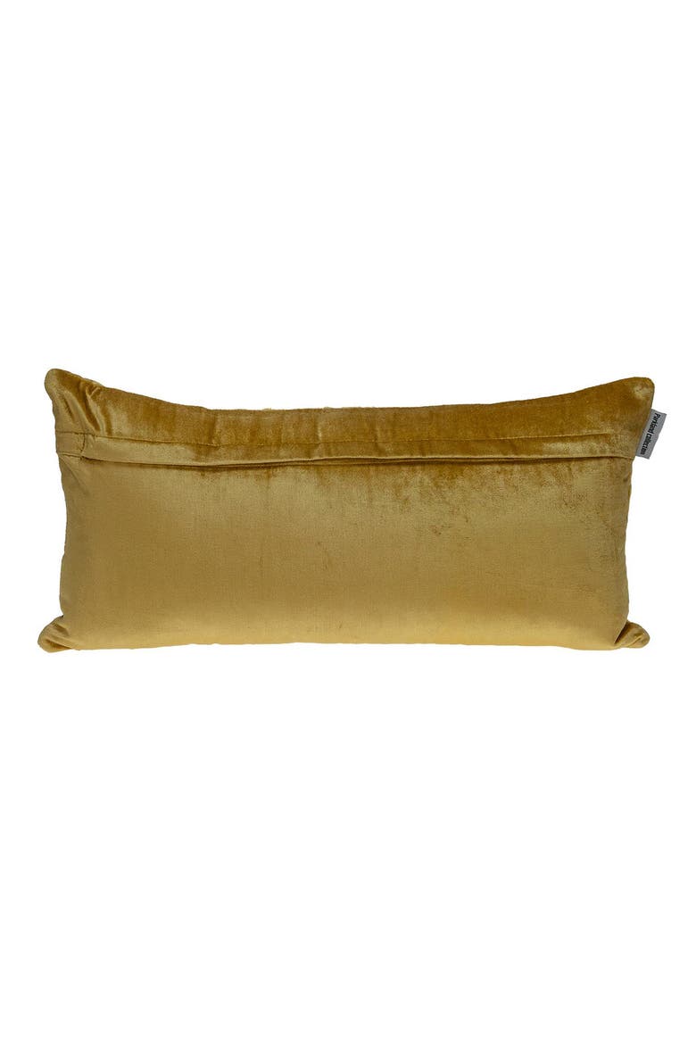 Milo Quilted Throw Pillow, Alternate, color, YELLOW