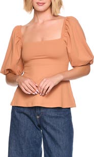 Susana Monaco Puff Sleeve Top