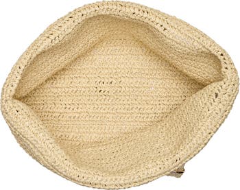 Tassel Straw Tote Bag
