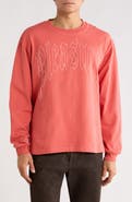 PLEASURES Twitch Embroidered Long Sleeve T-Shirt