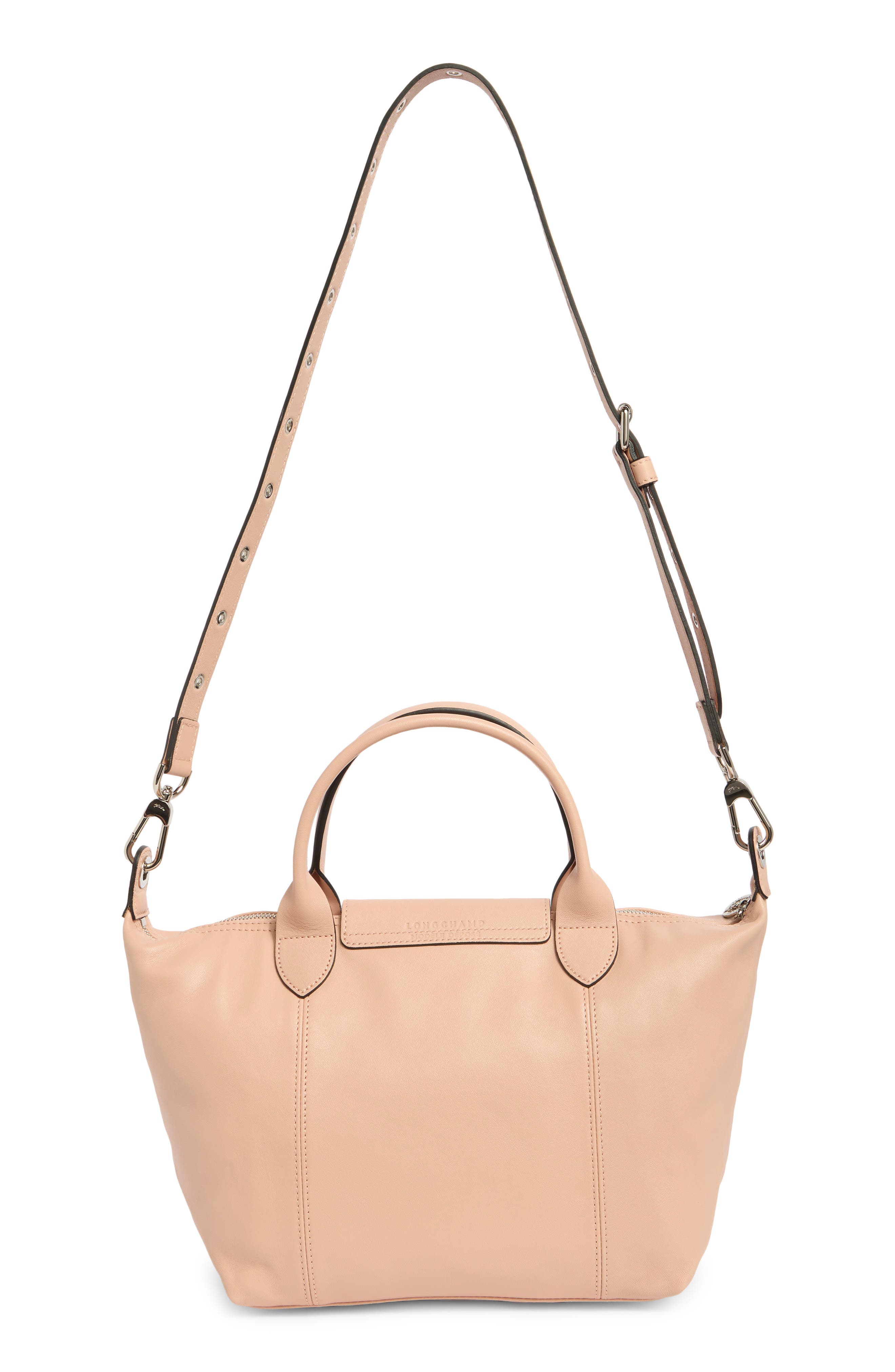 Longchamp Oeillet Small Shoulder Bag, Alternate, color, Powder Pink