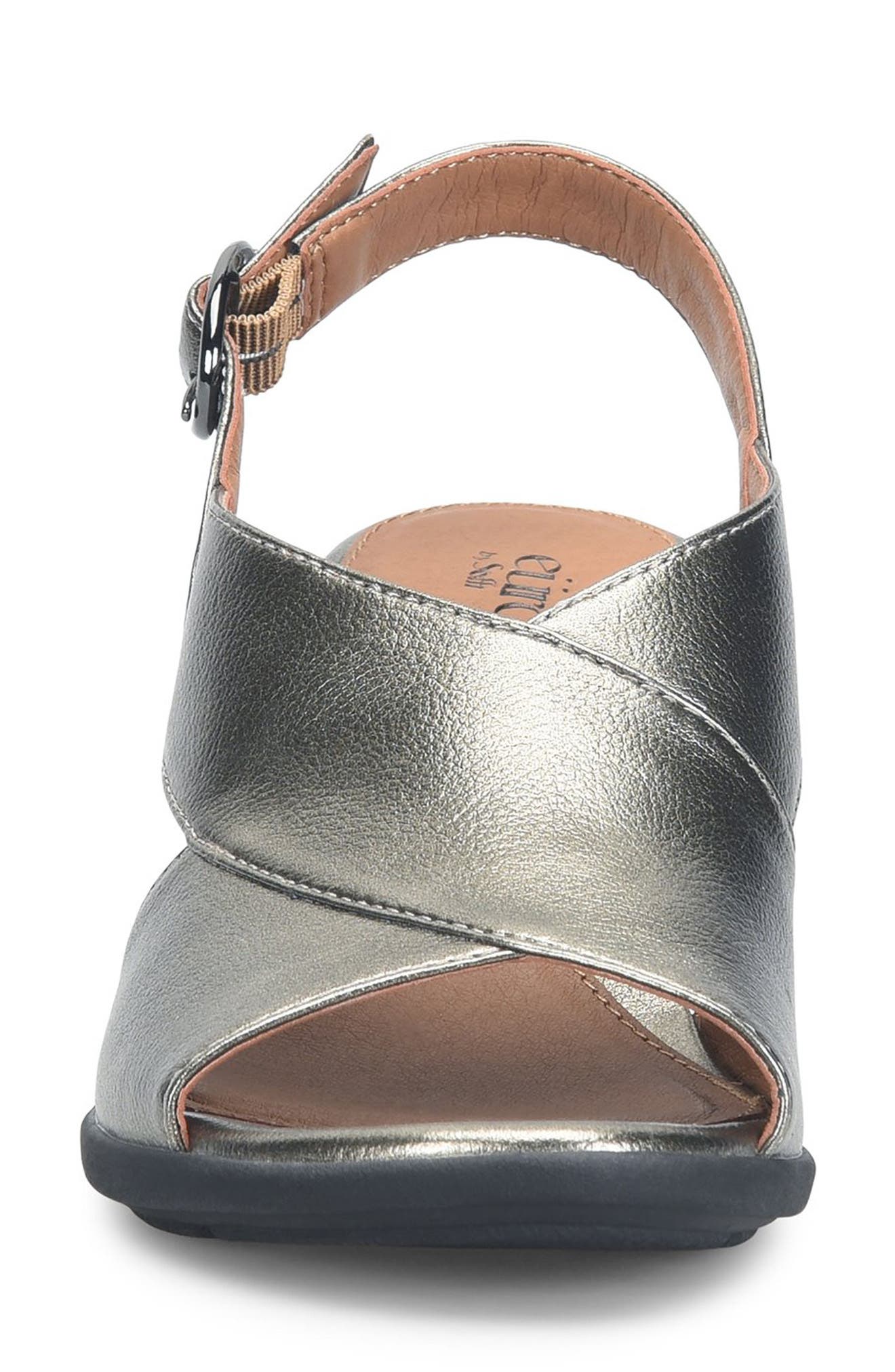 EUROSOFT Kylie Slingback Sandal, Alternate, color, Pewter