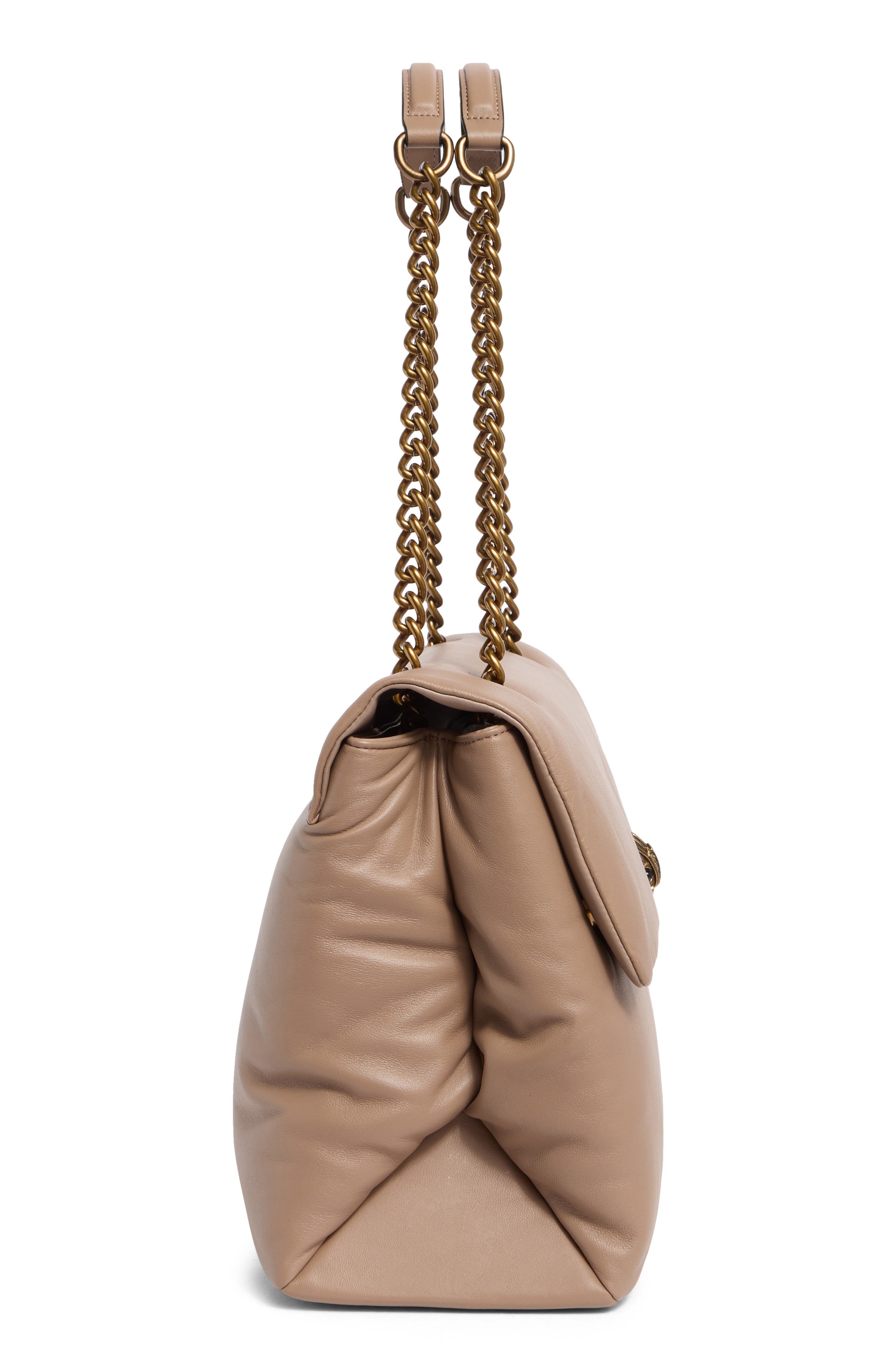 Kurt Geiger London XXL Kew Leather Bag, Alternate, color, Light Beige