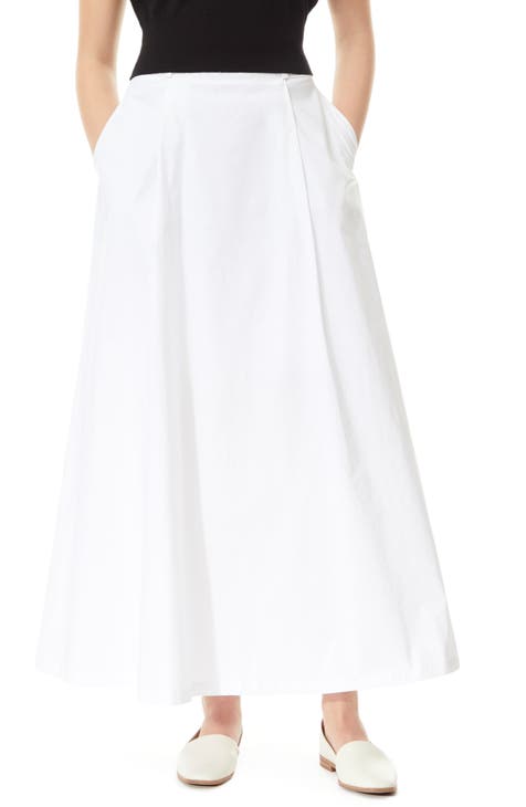 Abigail Poplin Maxi Skirt