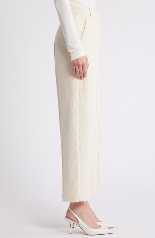 Hugo Boss Boss Tabitha Wool Blend Straight Leg Pants