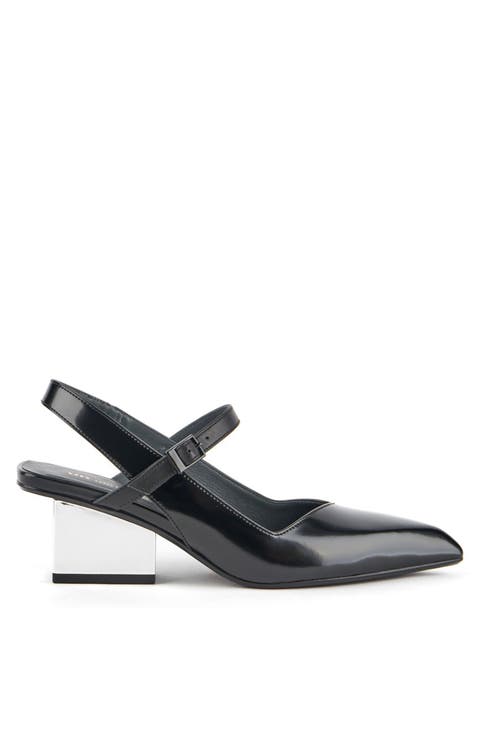 新品・未使用UNITED NUDE Eamz janis BLACK 38 UNITED NUDE JANIS EAMZ metallic space girl color block ankle