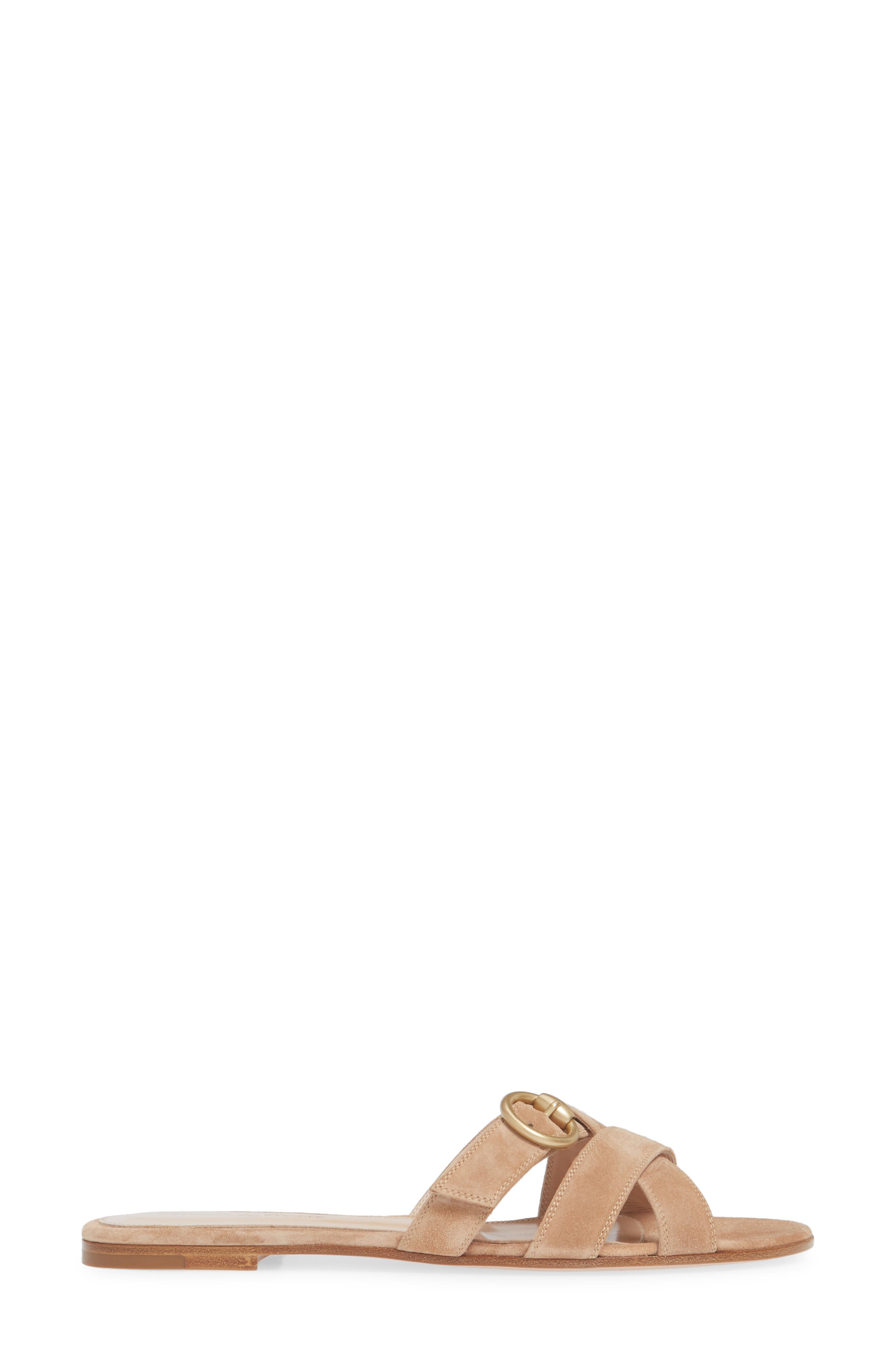 Gianvito Rossi Buckle Strap Sandal, Alternate, color, 