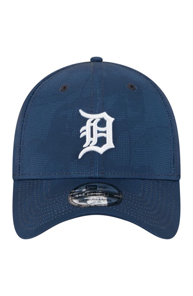 New Era Men's New Era Navy Detroit Tigers Tonal Camo 39THIRTY Flex Hat, Alternate, color, 