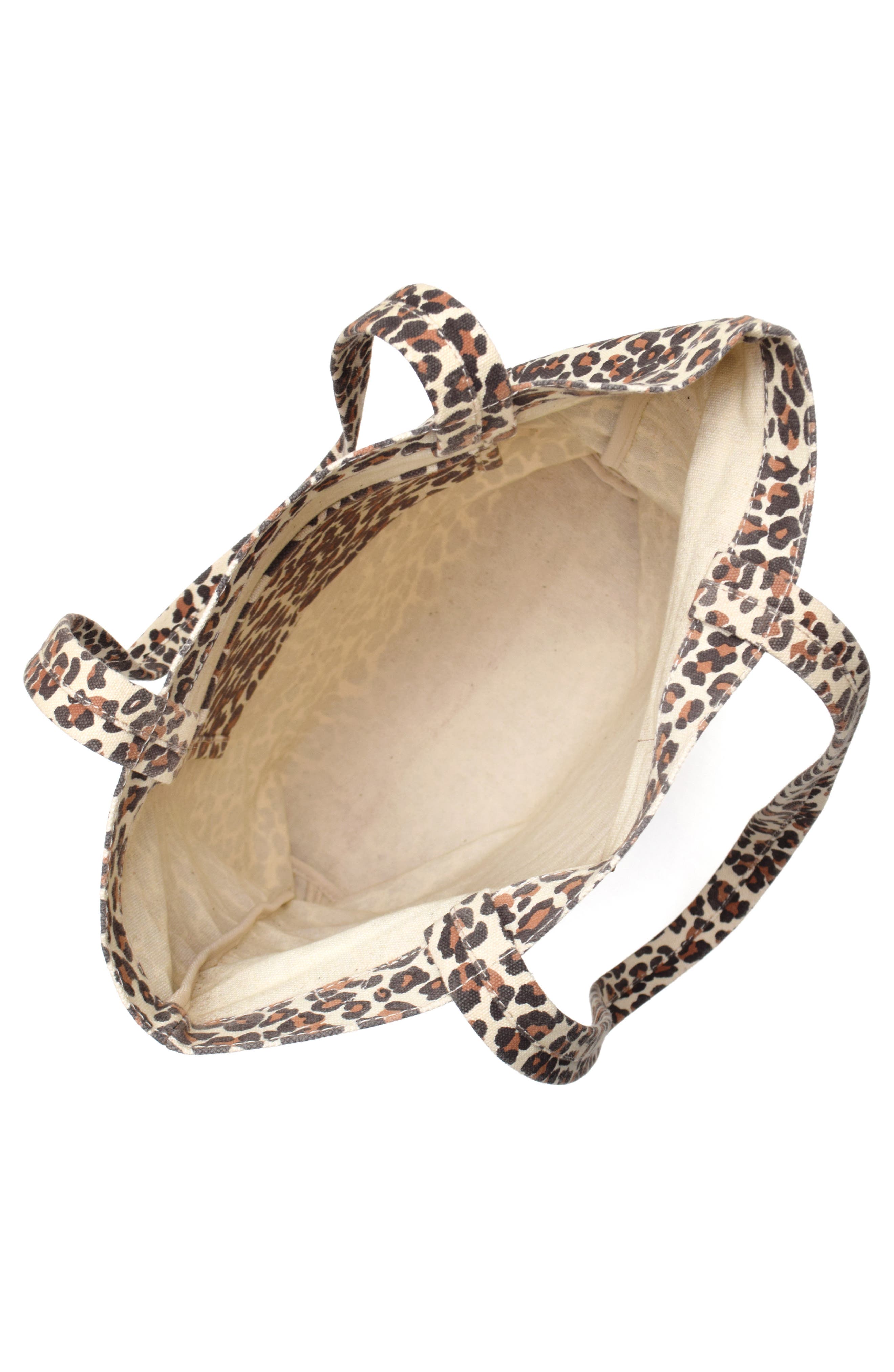 New Amsterdam Leatherworks Eden Canvas Tote, Alternate, color, Leopard