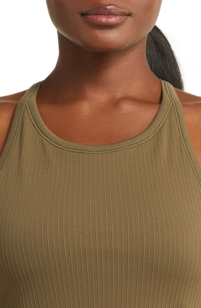 Zella Pure Seamless Ribbed Racerback Tank, Alternate, color,