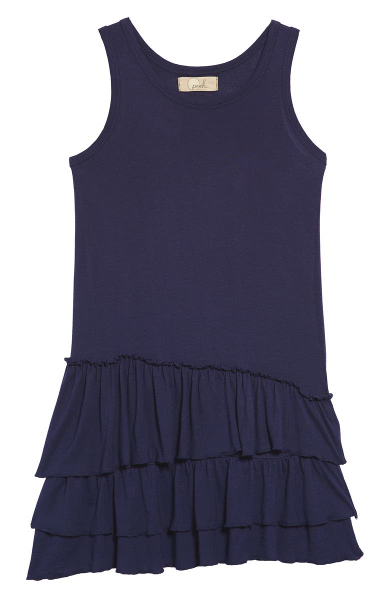 Peek Aren't You Curious Peek Tiered Tank Dress, Main, color, 