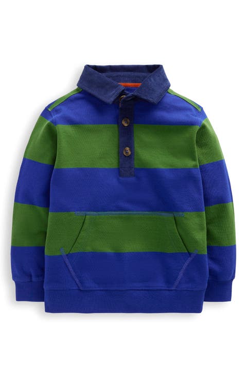 Kids' Stripe Cotton Rugby Shirt (Toddler, Little Kid & Big Kid)