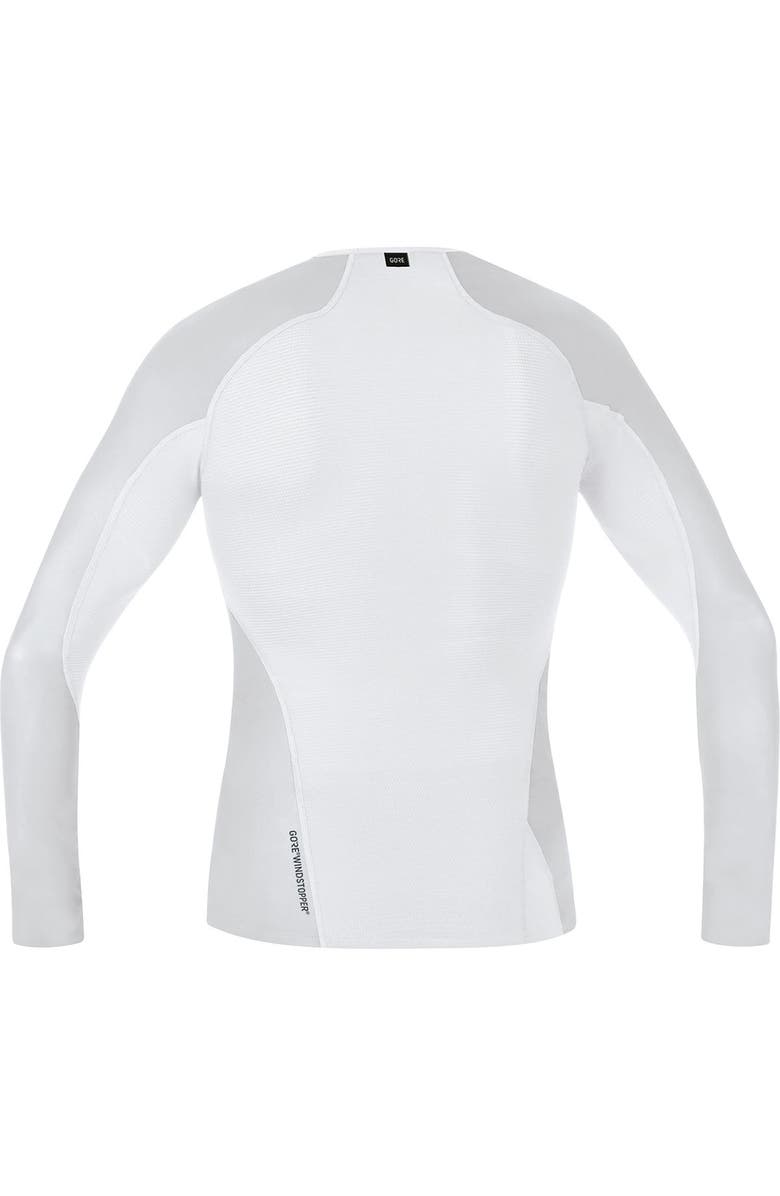 GOREWEAR Windstopper Base Layer Long Sleeve Shirt - Men's, Alternate, color, Light Grey/White