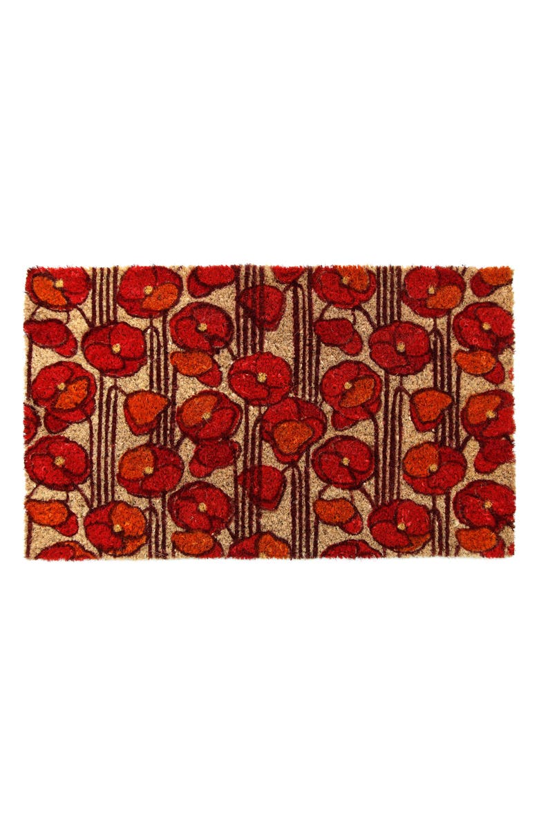 ENTRYWAYS Poppies Doormat, Main, color, 