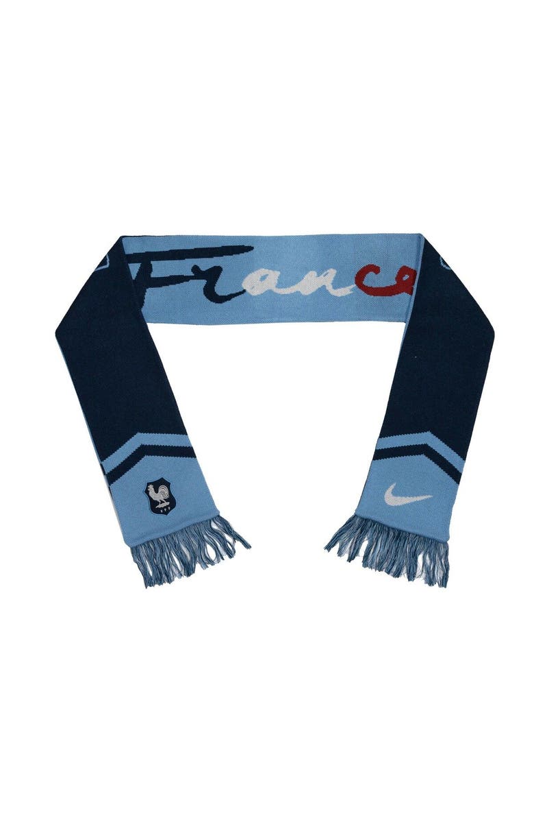 Nike France National Team Local Verbiage Scarf, Alternate, color, Navy