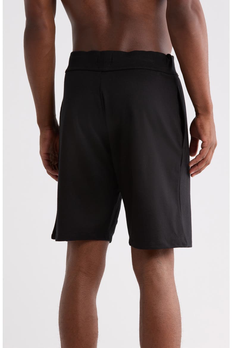 Authentic Cotton Lounge Shorts, Alternate, color, BLACK/ GUNMETAL